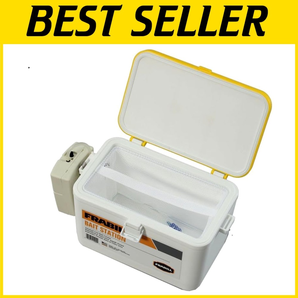 Portable Aerator Bait Container 8-Quart Capacity