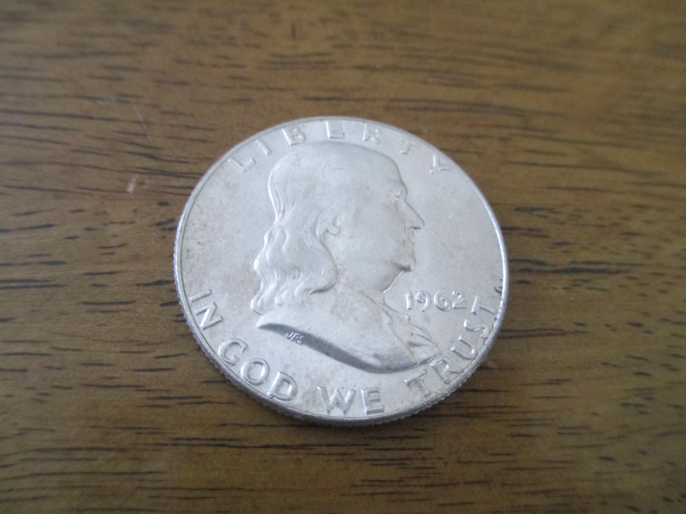 1962 D Franklin Silver Half Dollar Unc.
