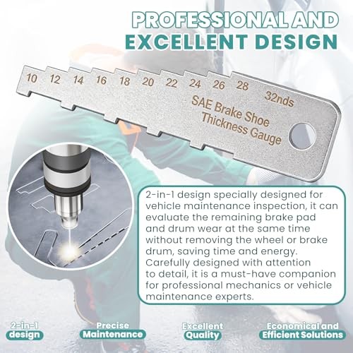 Mini Tech Gauge 32nds Brake Pad Measuring Tool