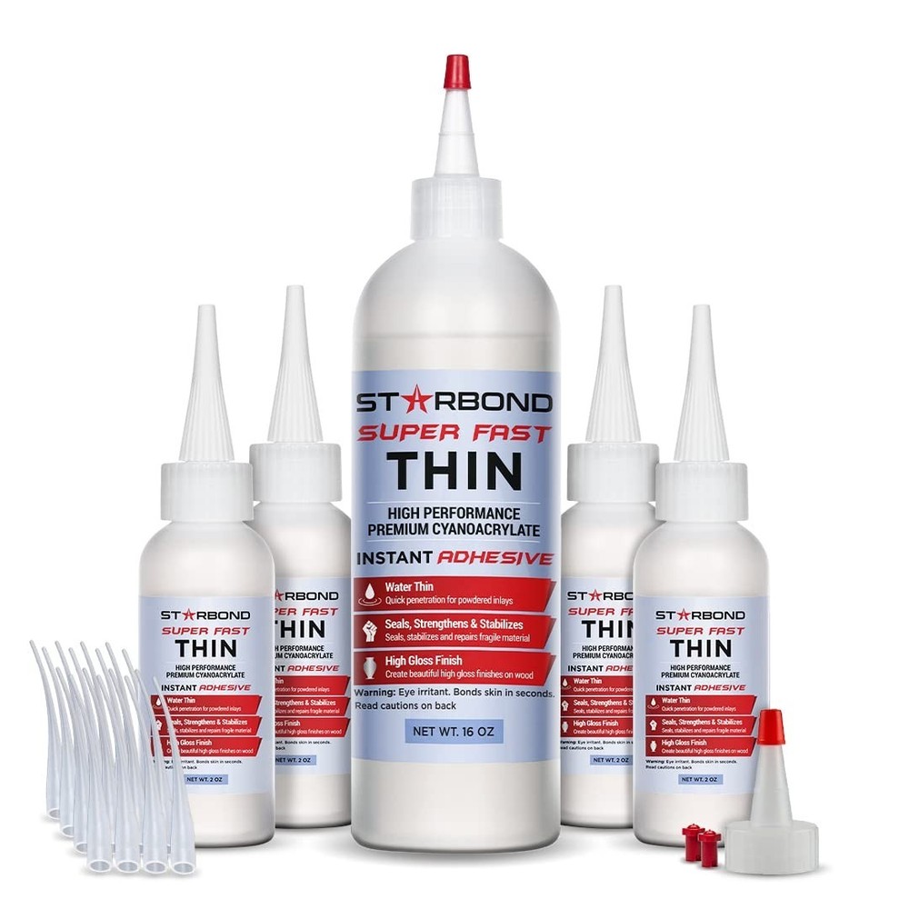 Starbond CA Super Glue Refill Kit, 16oz