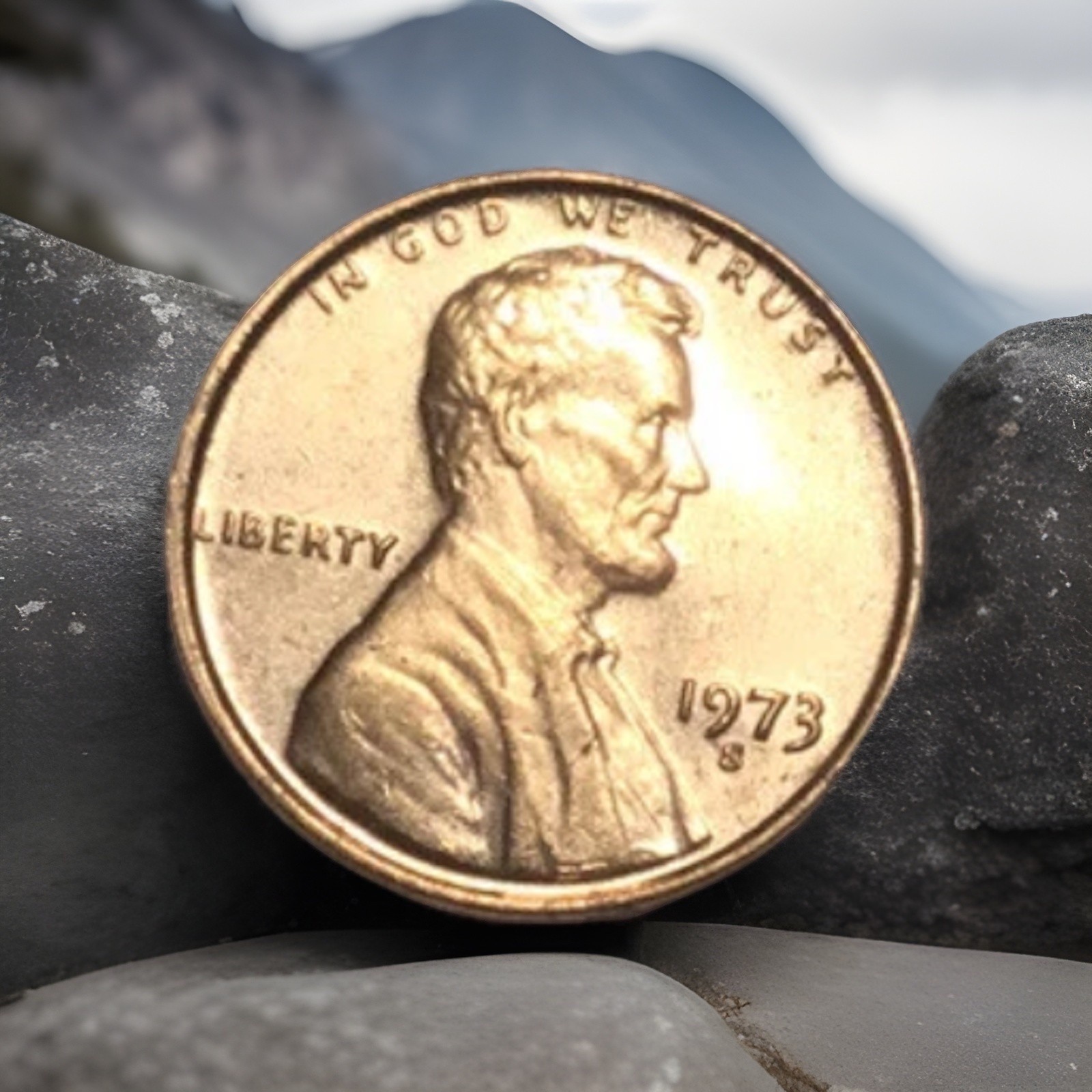 1973 S Lincoln Memorial Penny Uncirculated Cent. FREE SHIPPING !!!