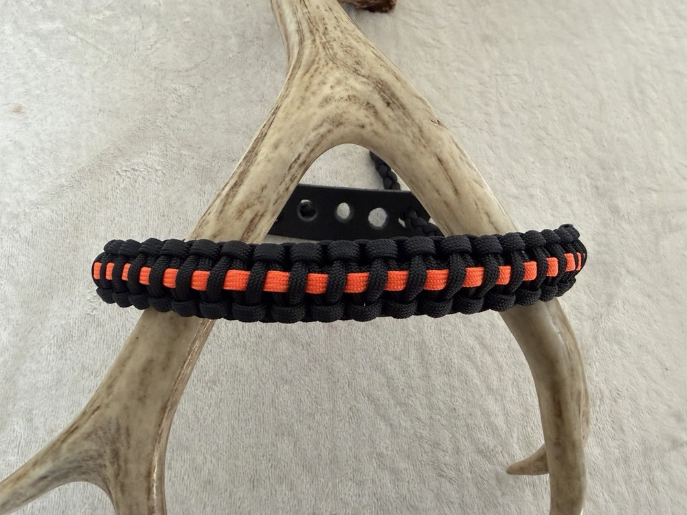 Black And Orange Bow Wrist Sling
