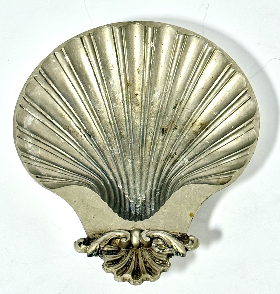 Sheffield England Small Clam Shell Trinket Dish Reproduction 1700 - 1800