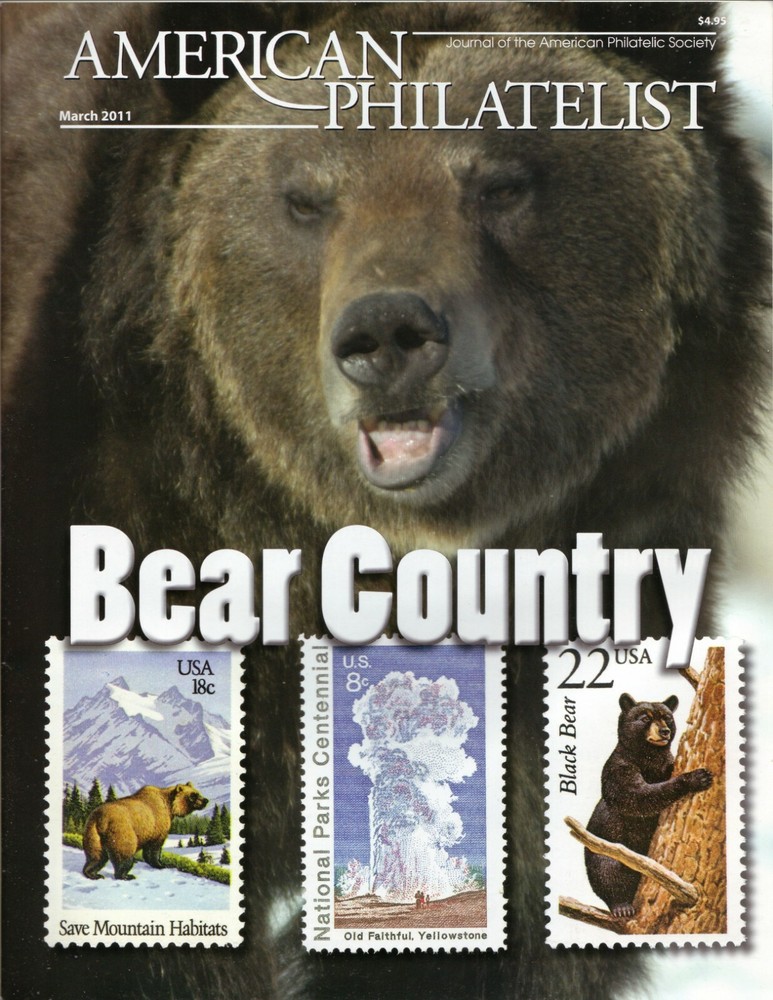 American Philatelist--Bear Country--2011 Stamp Collecting Magazine