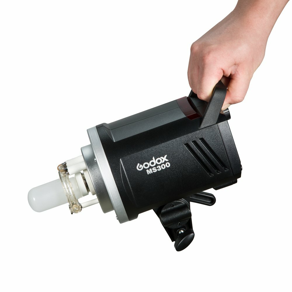 US Godox MS300 300Ws 110V Flash Monolight Studio Head Light Bowens+95cm Softbox