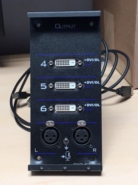 Green Hippo video server v4 Taiga DVI, switchable backplate
