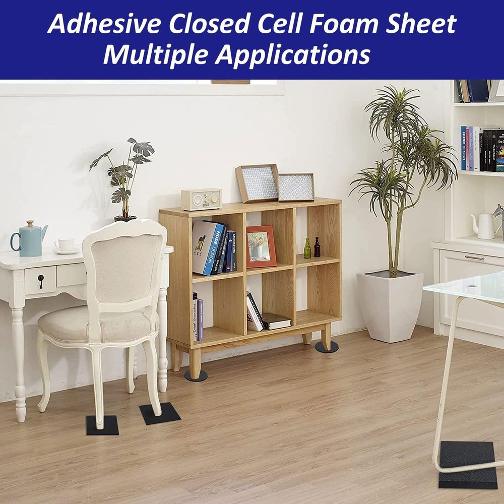 Foam Padding Sheets with Adhesive Backing - Self Stick Neoprene Insulation Foam,