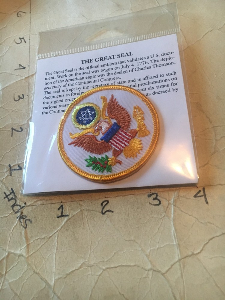 US Great seal m/e patch 7/25/25