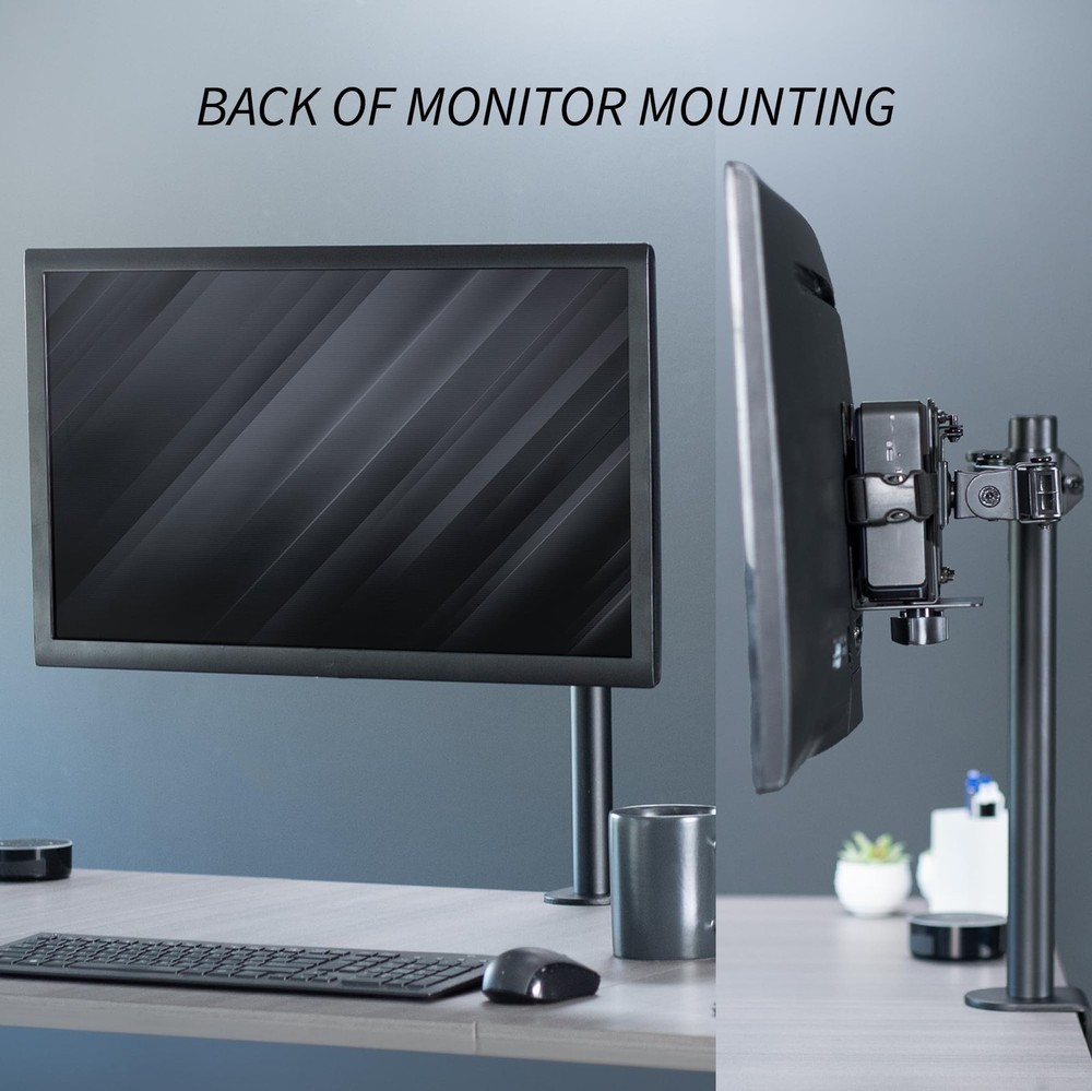 VIVO Adjustable Thin Client Mini PC Mount Bracket, CPU VESA Under Desk and Mo...
