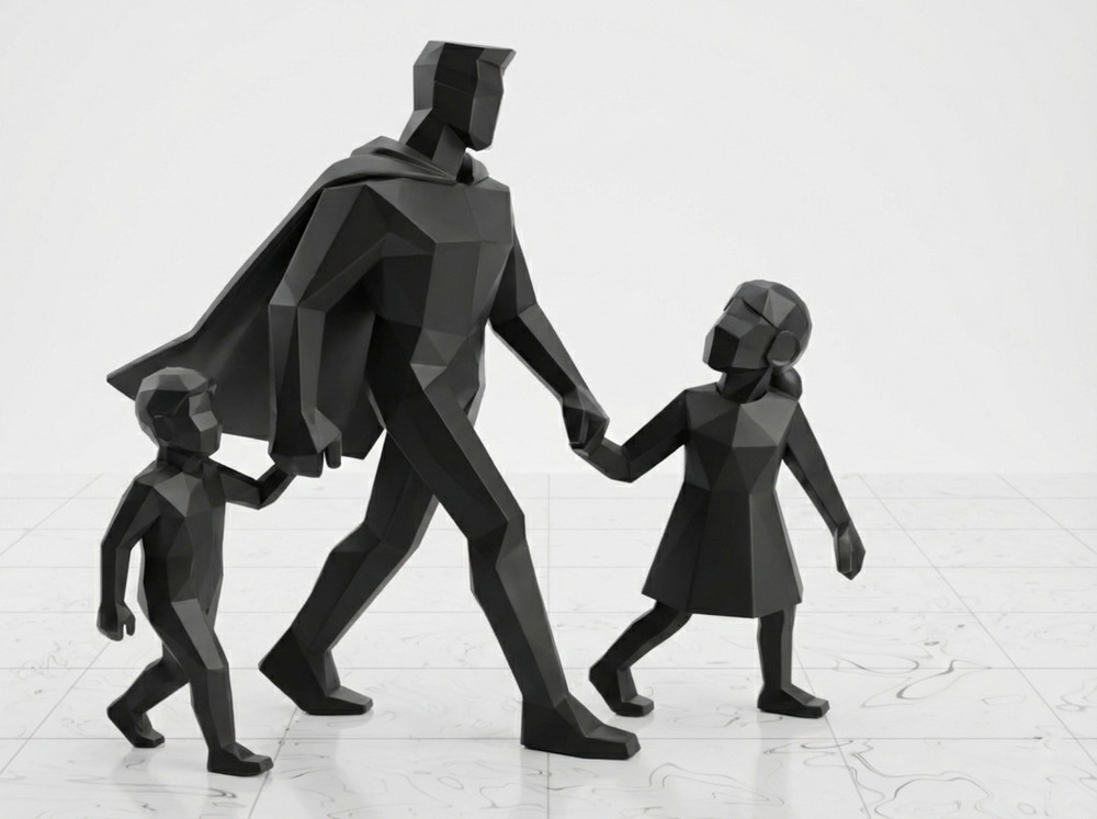 Super Dad - Original Gift Sculpture/Decoration