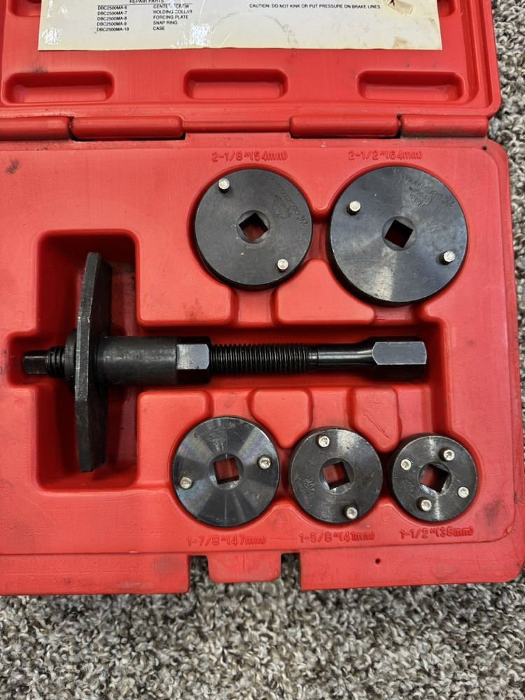 Mac DBC2500MA Disc Brake Caliper Set Used