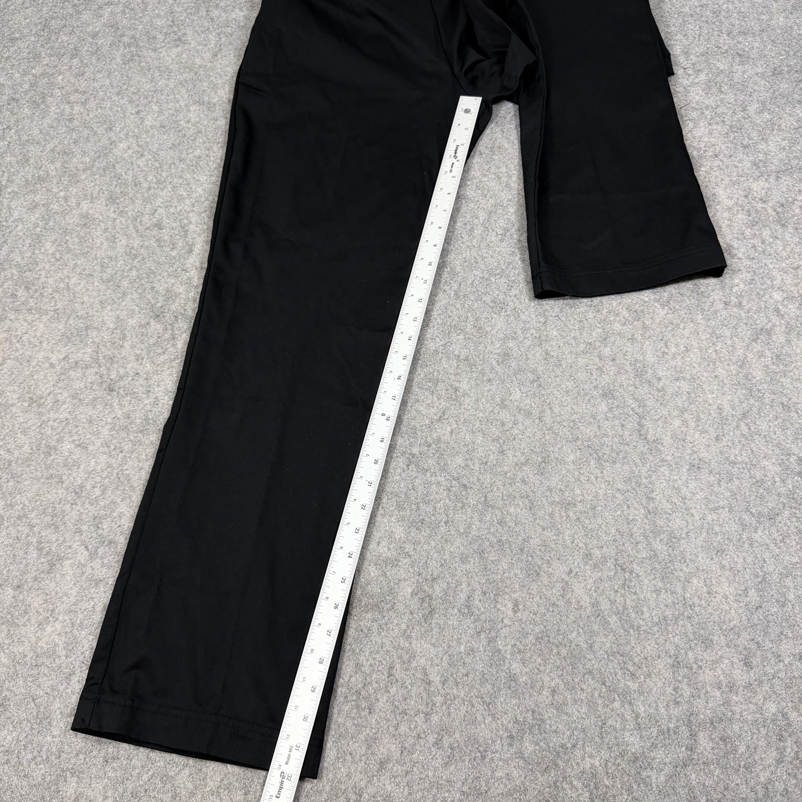 Chef Works Lightweight Slim Pants Men's Size Large (Actual Fits 35x32) Black NWT