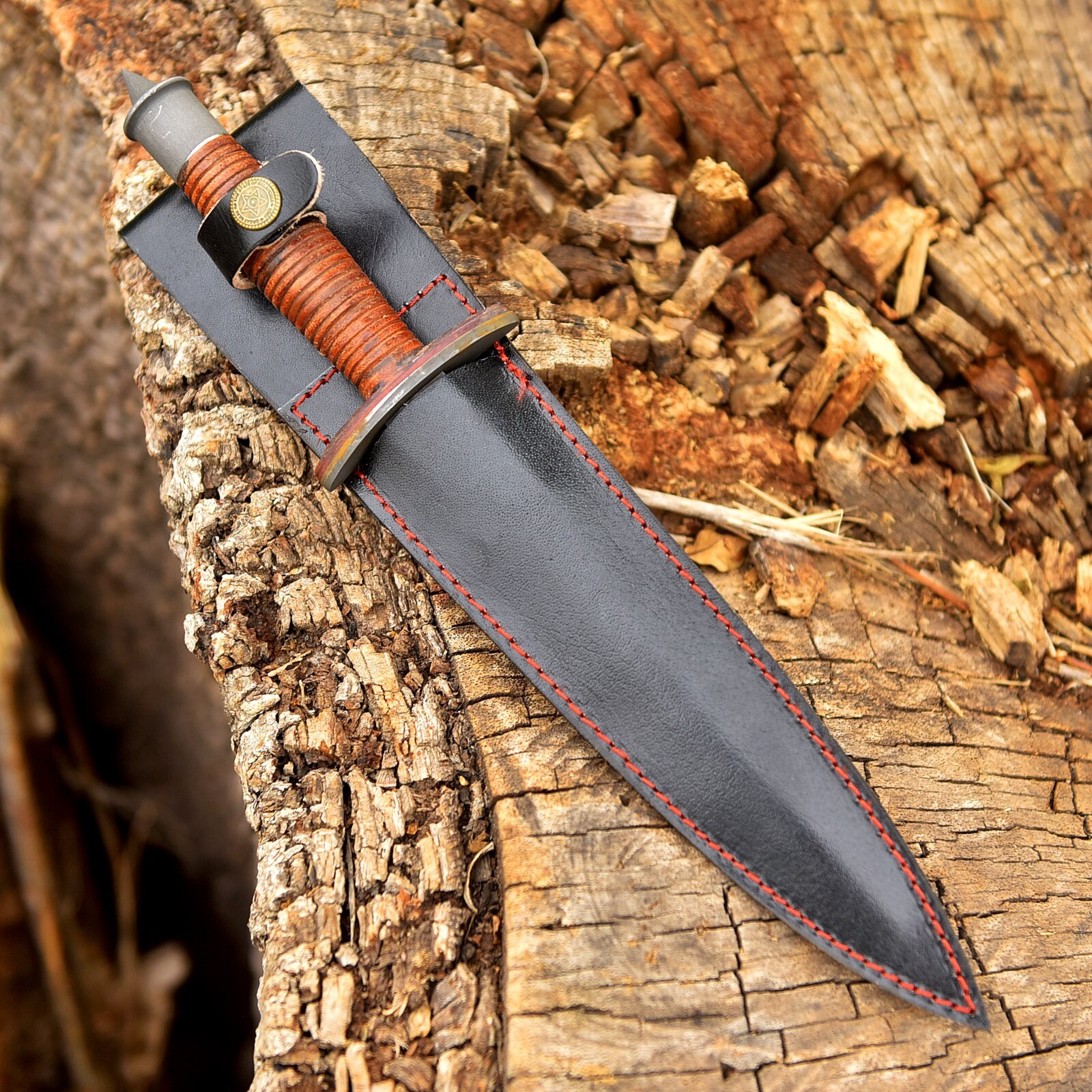 Vintage CASE V-42 Dagger US Special Forces WWII Dagger Knife Double Edge Blade