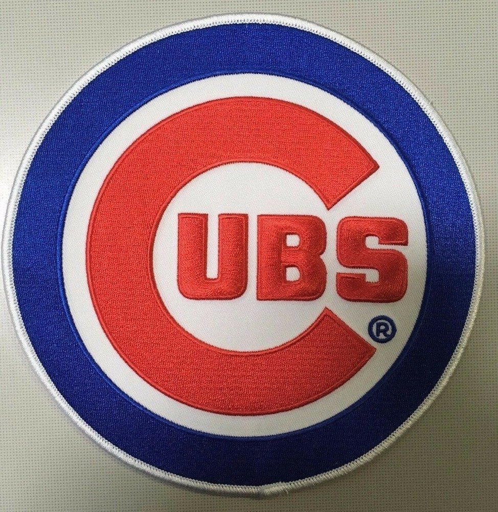 Chicago Cubs  patch logo iron-on or sew on patch baseball Jersey patch 7" dia.