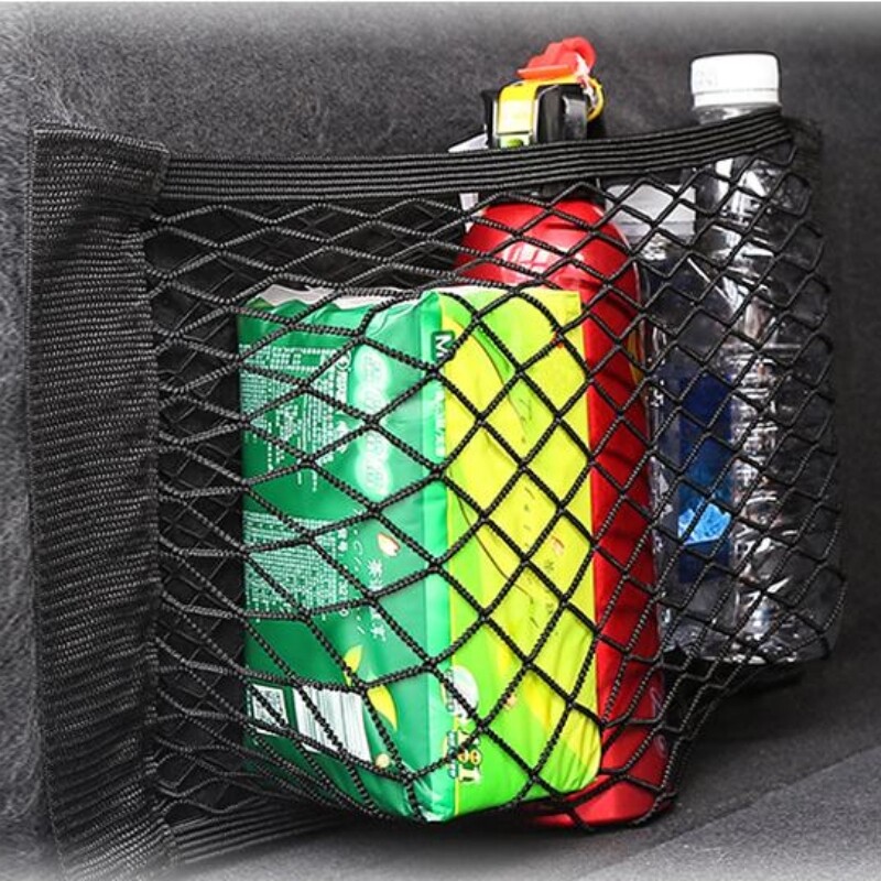 2 Pack Mesh Cargo Net Stretchable Elastic Car Storage Organizer Pouch Universal