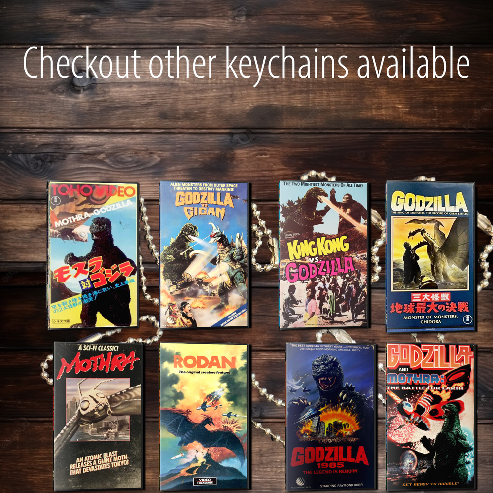 Ernest Scared Stupid VHS Keychain