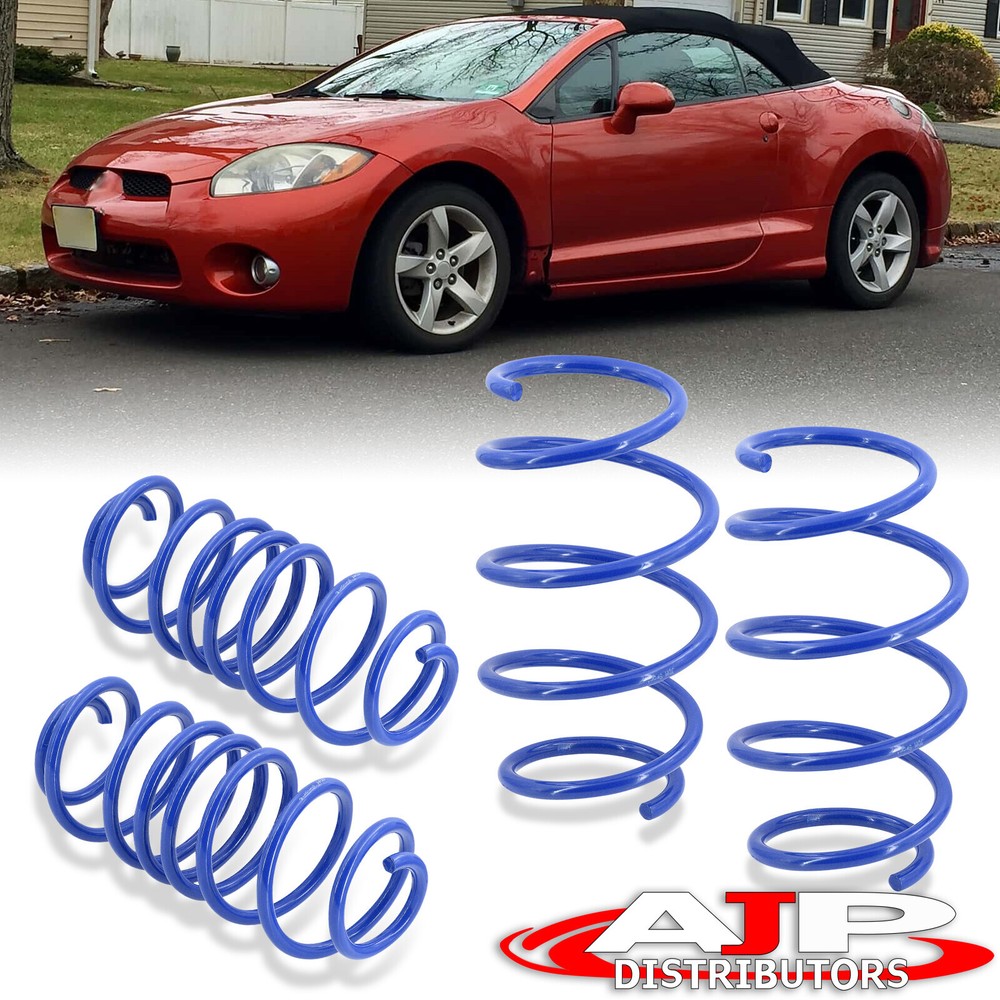 JDM Suspension Lowering Spring Lower Kit Blue For 2006-2012 Mitsubishi Eclipse