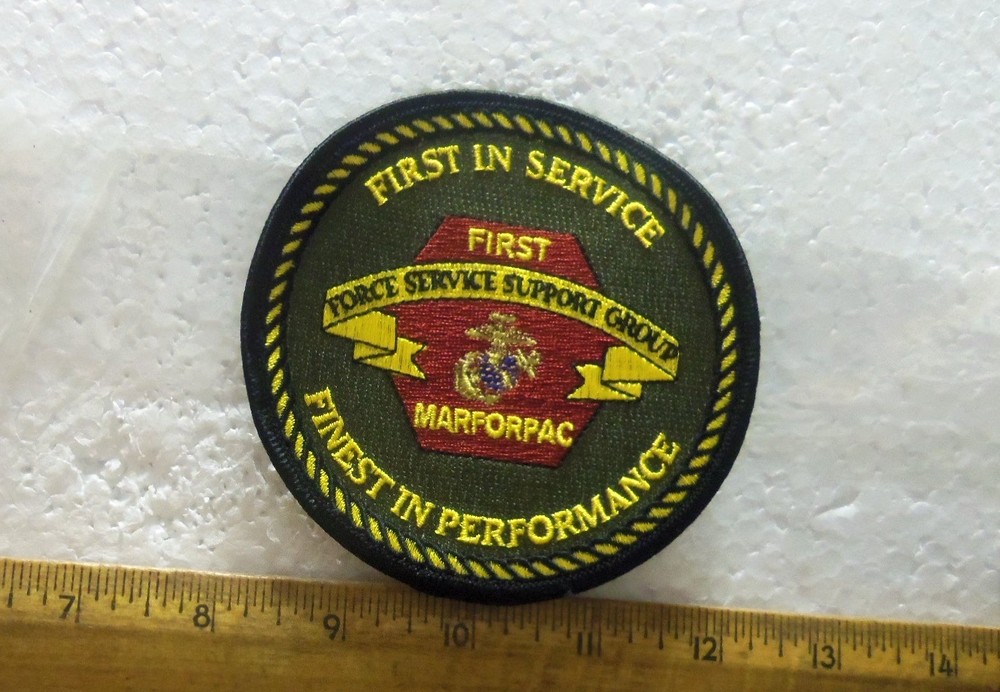 US Marine Corps – First Marine Force Pacific – Support Group Embroidered Patch
