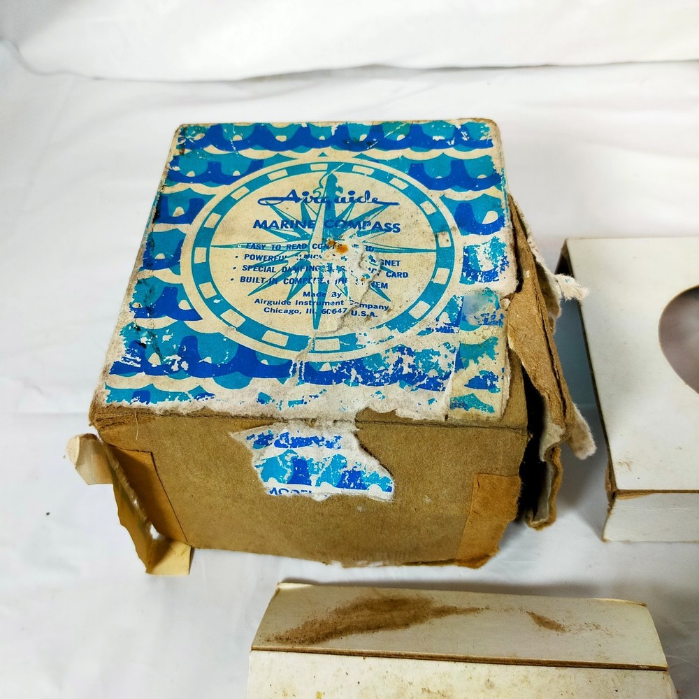 Vintage Airguide chicago Marine Compass Boating Navigation Direction small