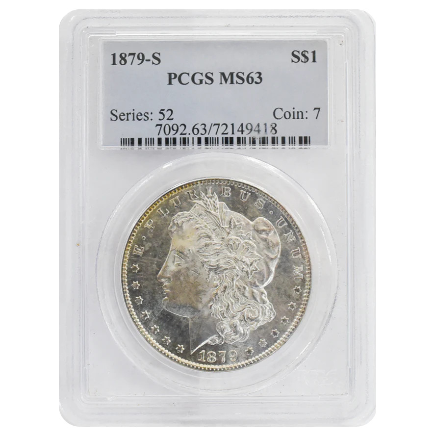 1879-S Morgan Dollar MS63 PCGS