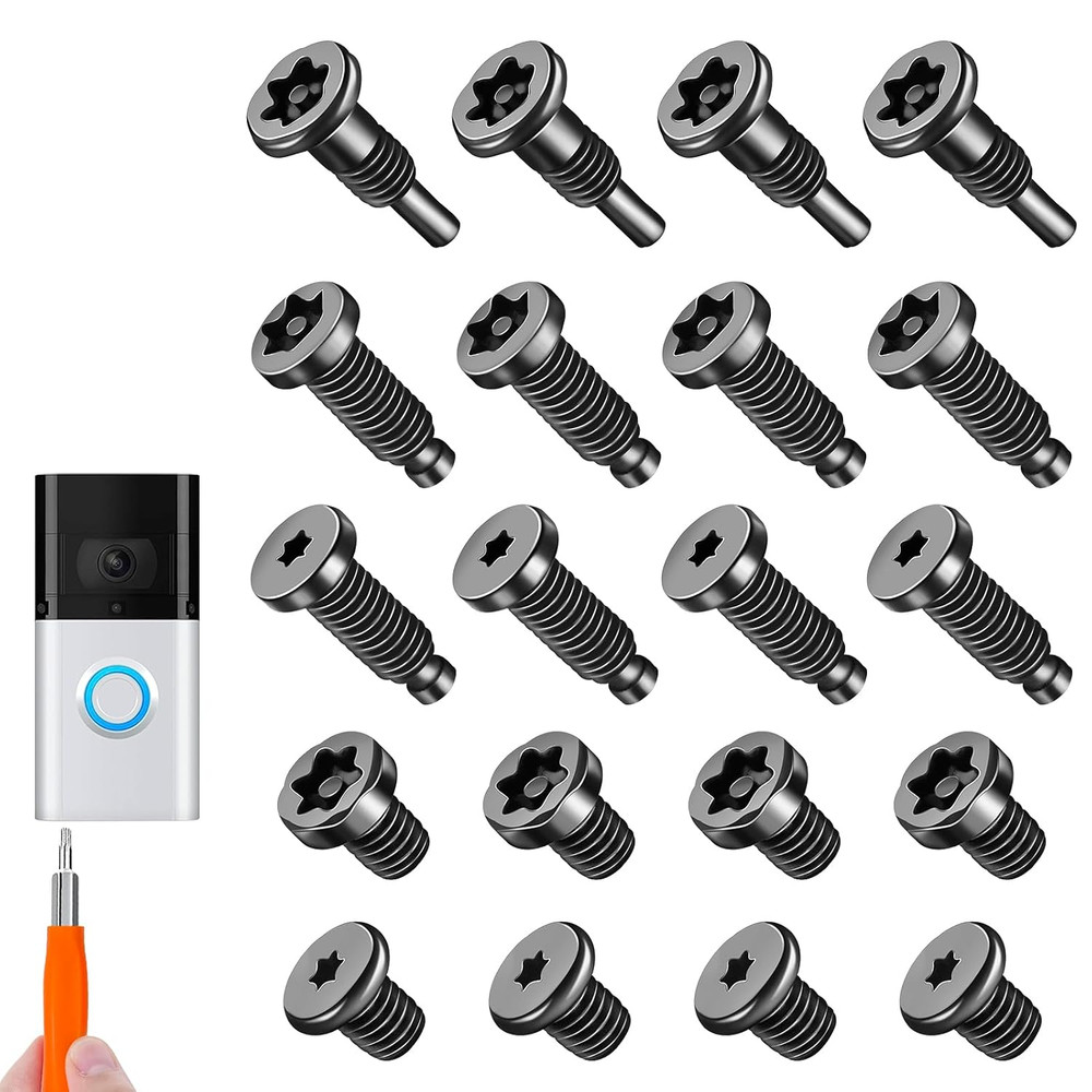 20Pcs Security Screws for Camera Doorbell Screws Replacement