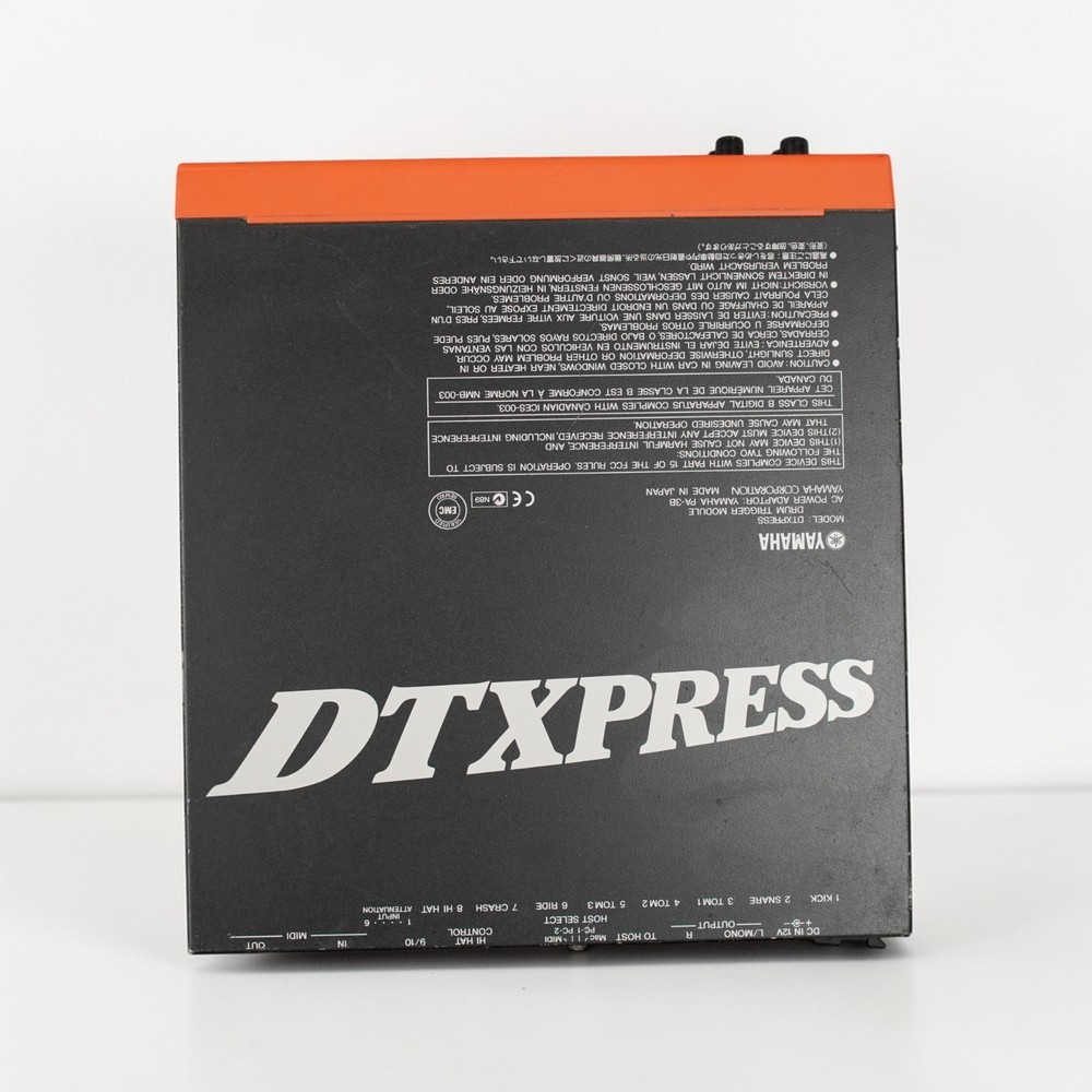 YAMAHA DTXPRESS Drum Trigger Module Electronic Drums w/ Mount & Power Supply