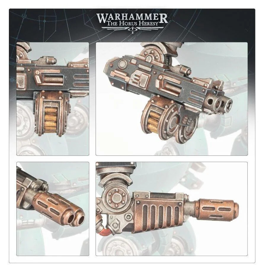 Contemptor Dreadnought Weapons Frame Kit | 40K Upgrade Models | Warmodels