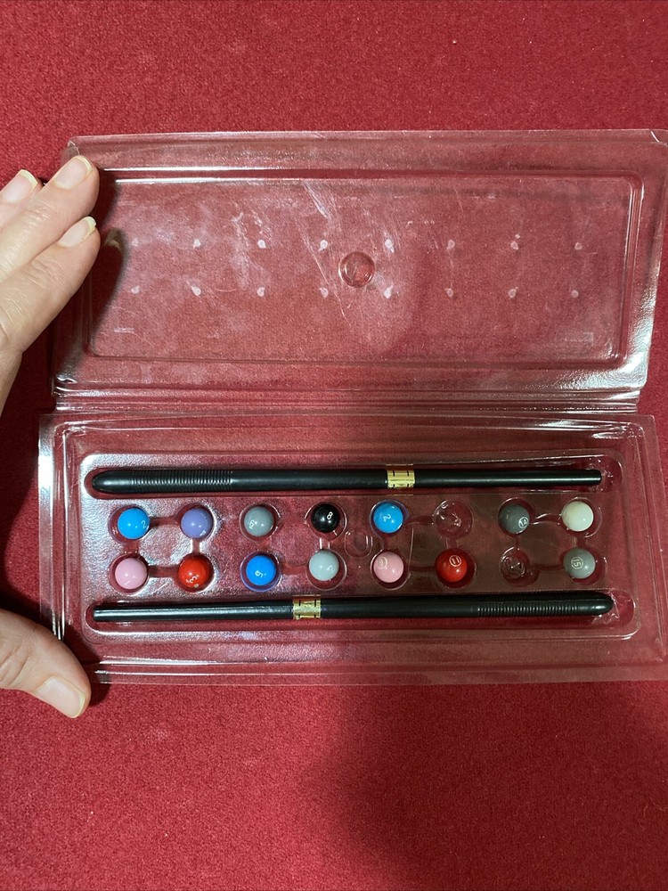 Mini Tabletop Pool Table - Small Billiards Game Collectible