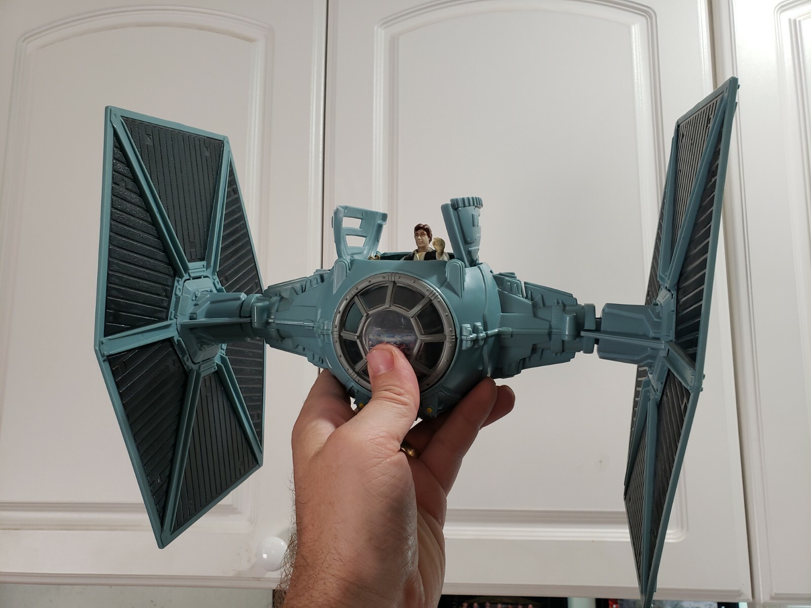 Imperial TIE Fighter Wings Darth Vader 1995 Parts Star Wars POTF Strut trigger