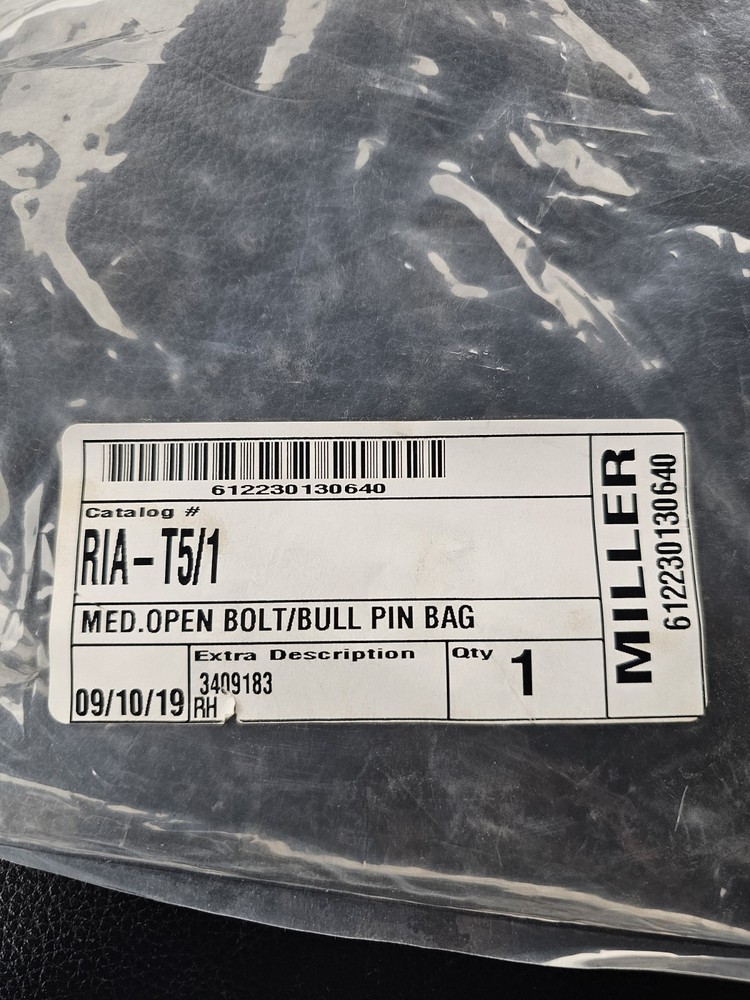 Miller Bolt / Bully Pin Bag