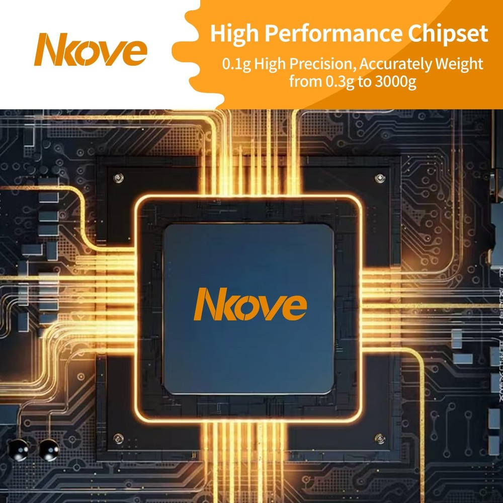 Digital Coffee Scale with Timer 3kg/0.1g High Precision Tare Function for Pou...