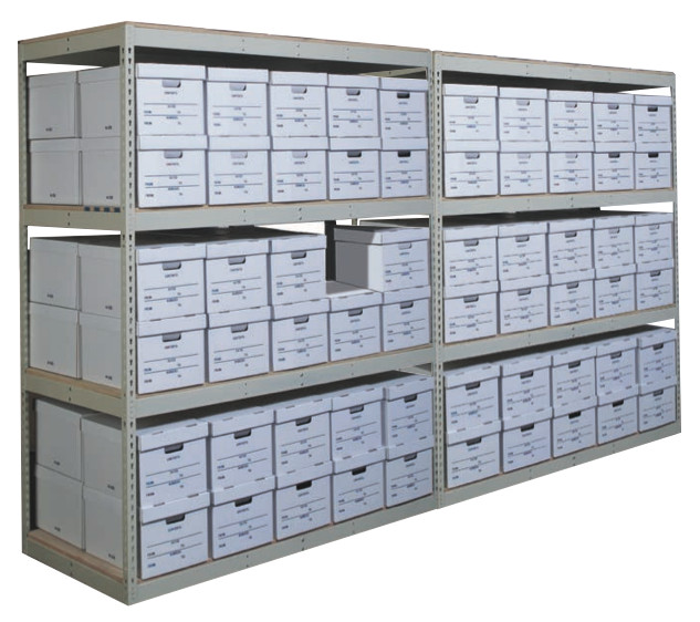 Rivetwell Record Storage Shelves by Hallowell