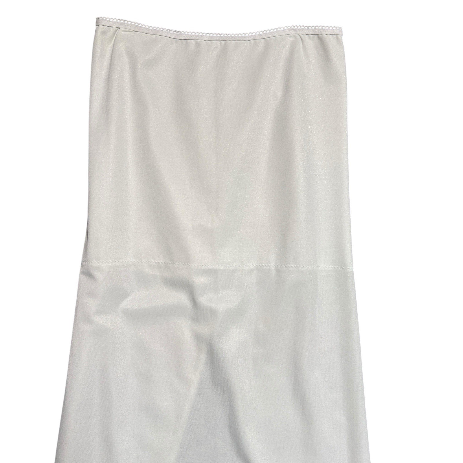 David’s Bridal Dress Dominique Skirt Slip Sz Small Minimalist Maxi Length White