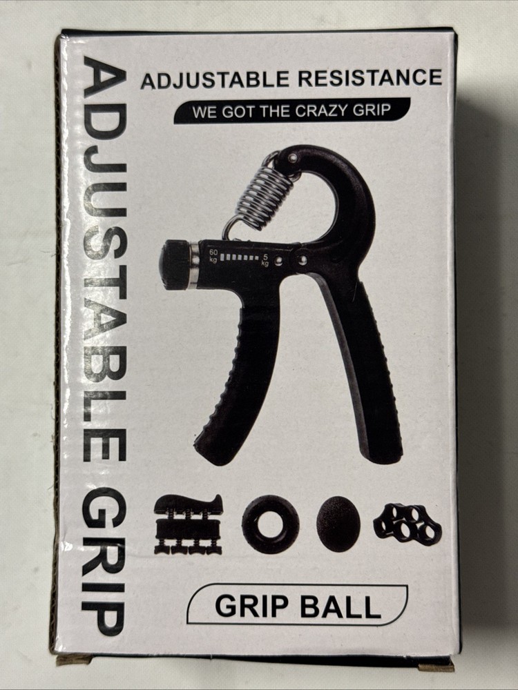 5 Piece Grip Strenghting Set, Black