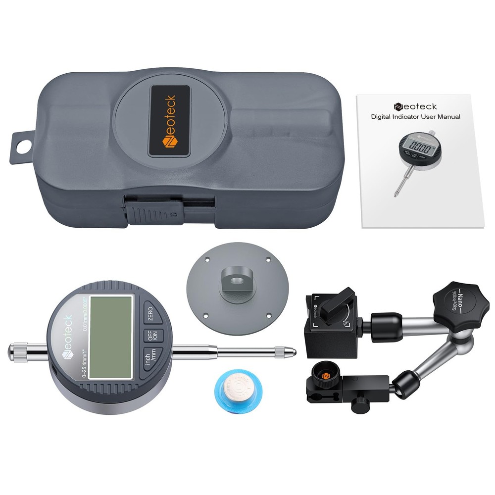 Neoteck 1" Digital Dial Indicator Set +