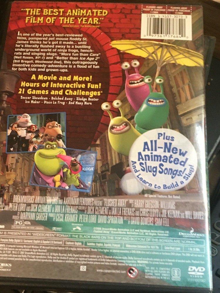 Flushed Away DVD David Bowers(DIR) 2006