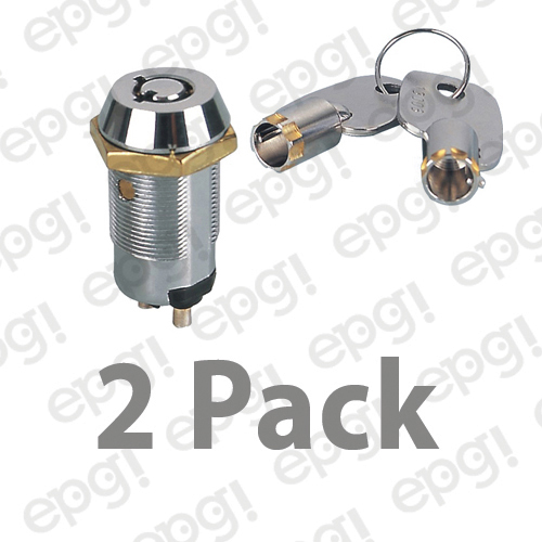 KEY SWITCH (ON/OFF) INCLUDES 2 ROUND KEYS #KS1-2PK