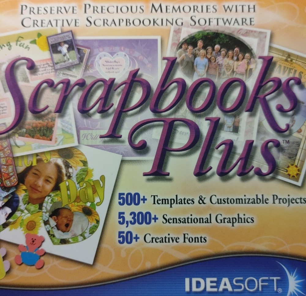 Scrapbook Plus IDEASOFT CD ROM 2004 I3
