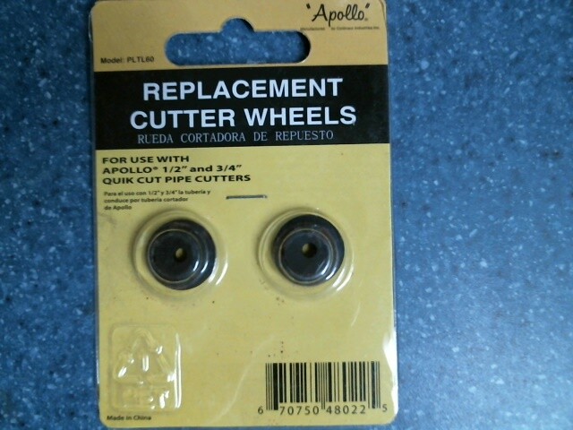 Apollo PLTL60, Replacement Cutter Wheels, FREE SHIPPING