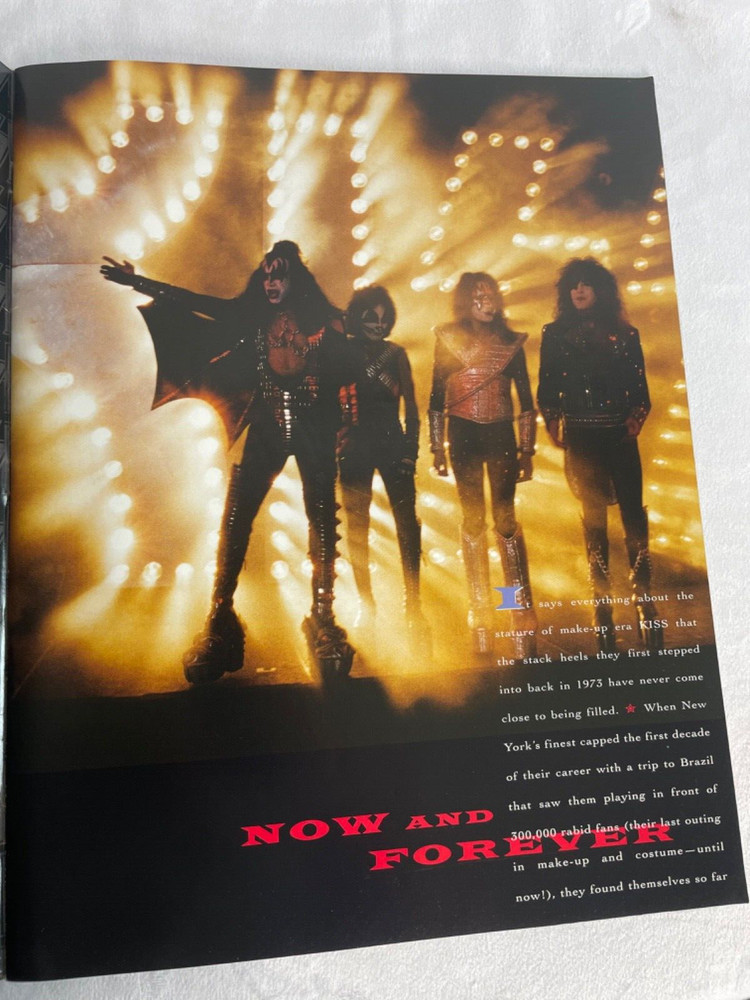 Vintage Tourbook KISS Alive Worldwide 1996-1997  Concert Tour