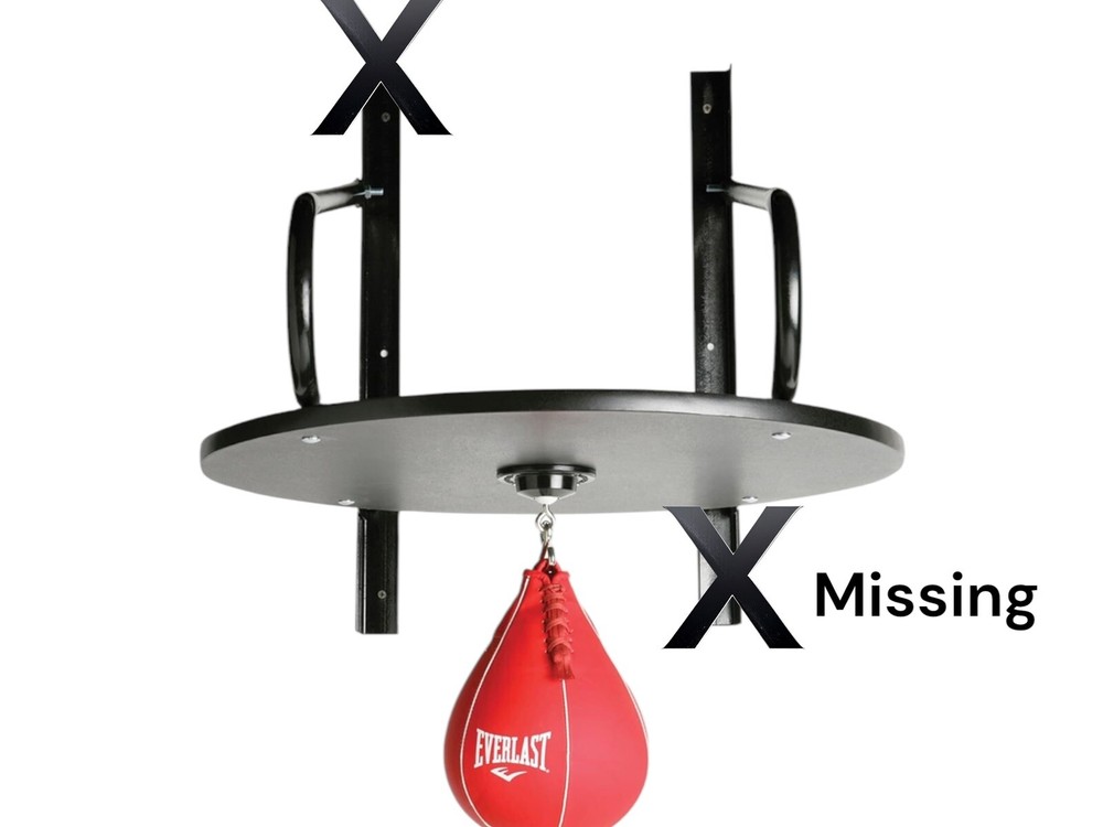 Everlast Speed Bag Platform Speed Bag, Gloves, See Description