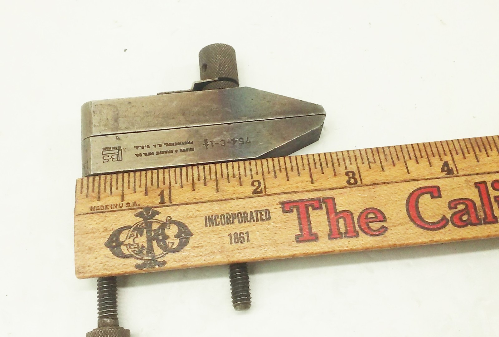 BROWN & SHARPE 754-C-1 1/2" Tool Makers Machinst Parallel Clamp USA