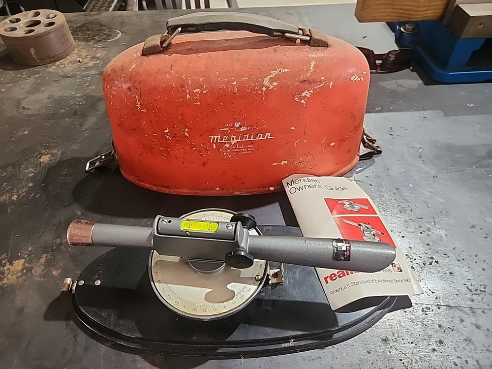 David White Meridian Model 8090 Transit Instrument with Level Case