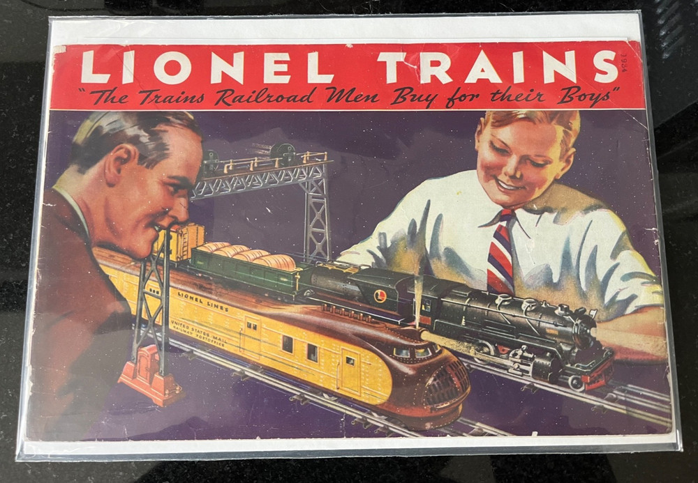Prewar Lionel 1934 Original Catalog
