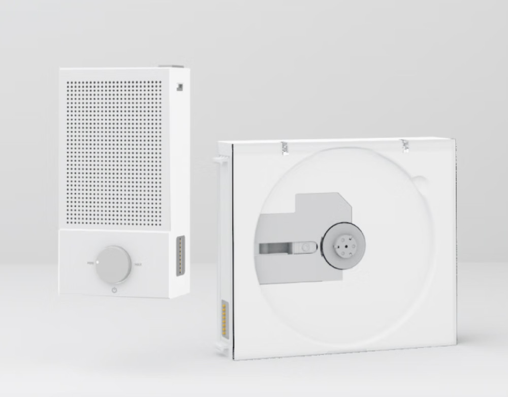 TINYL SPLIT 3-IN-1 HiFi Magnetic Retro Split CD Player Bluetooth White