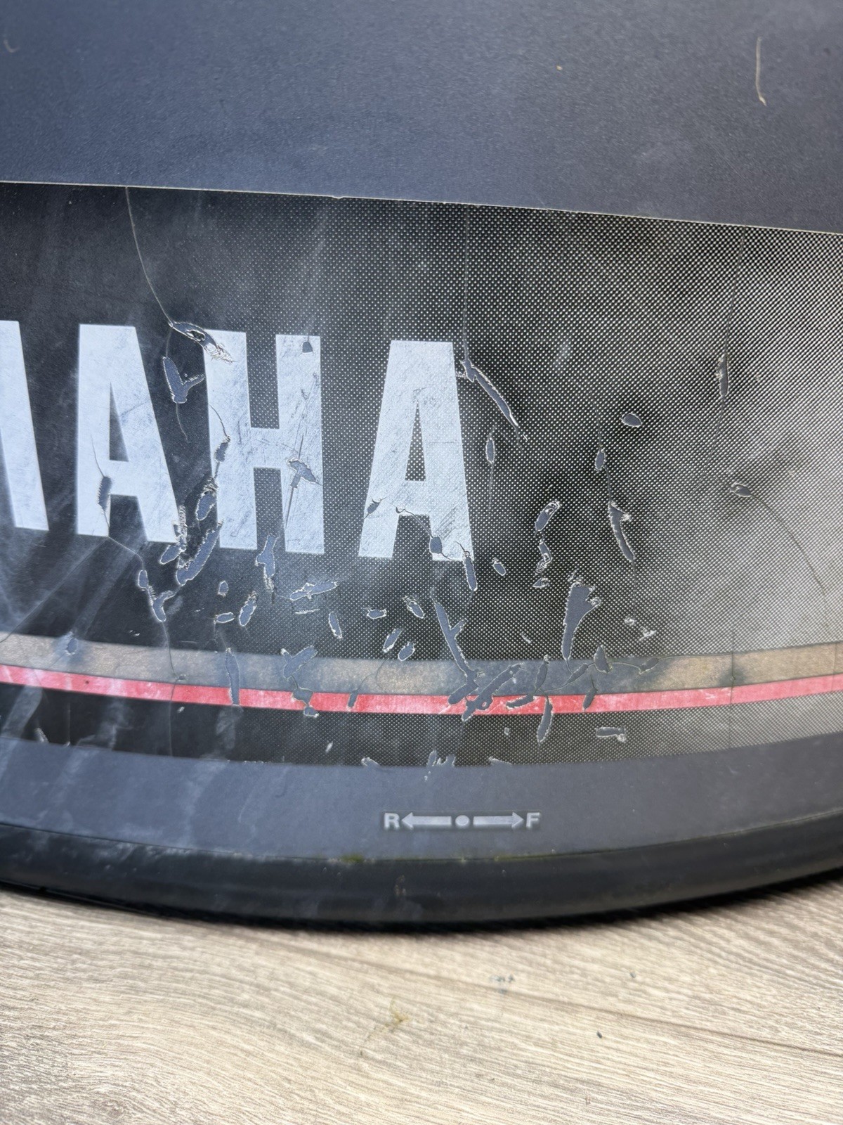 6H7-42610-12-EK Yamaha Outboard 2 Stroke 25HP Top Cowling Hood Pull Start