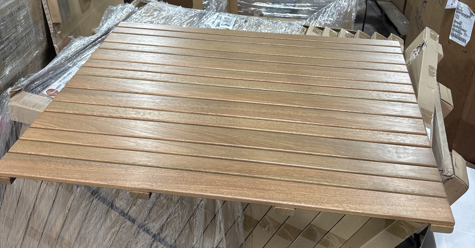 Brand New 2-pc IKEA SJALLAND Light Brown Tabletop Outdoor Table Tops 203.865.05