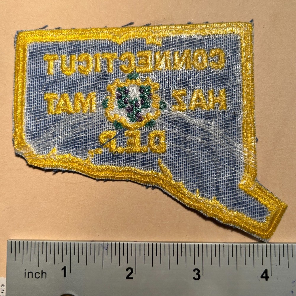 Connecticut D.E.P. Haz Mat patch