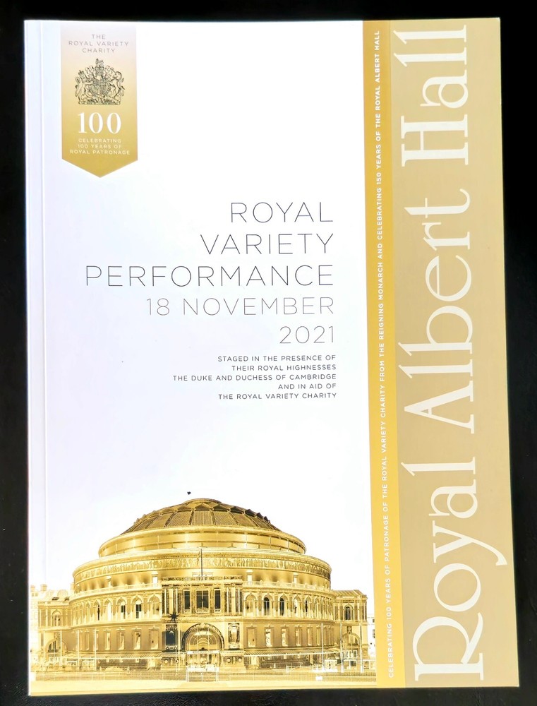 The 2021 Royal Variety performance Programme