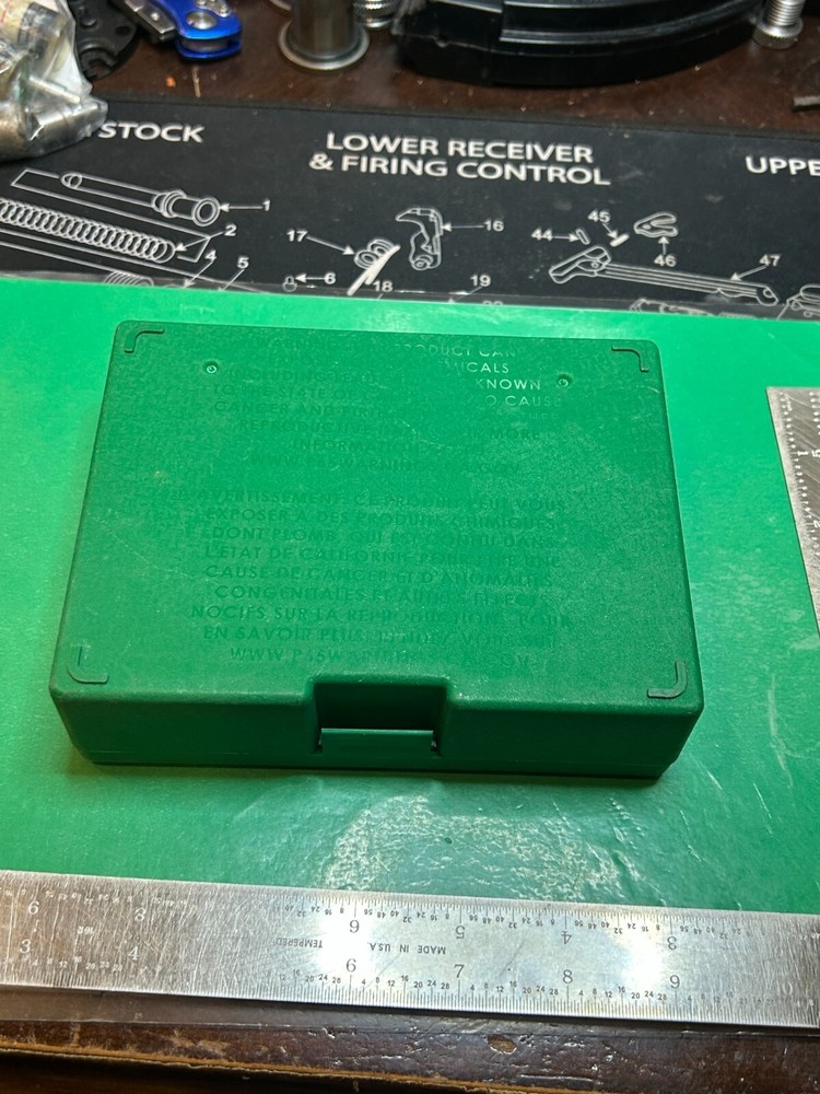 RCBS Green Plastic Die Storage Box #9889